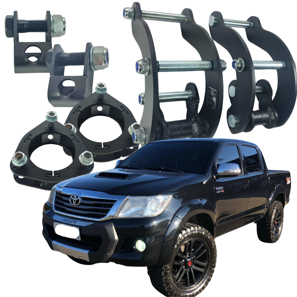 Kit Lift 2 Pol com Jumelos Toyota Hilux 2005 a 2015