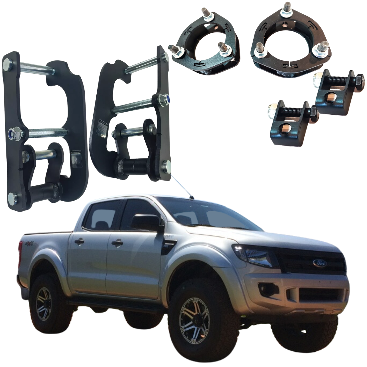 Kit Lift 2 Pol com Jumelos Ford Ranger 2013 a 2024