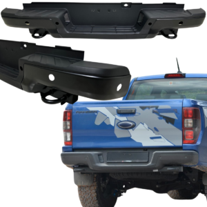Para-choque Traseiro Preto Com Gancho Ford Ranger 2013 A 2023