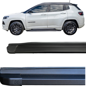 Estribo Alumínio Slim para Jeep Compass 2016 a 2026