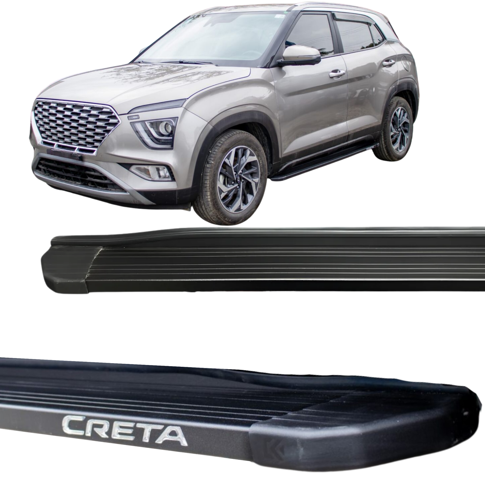 Estribo Alumínio Slim para Hyundai Creta 2022 a 2026