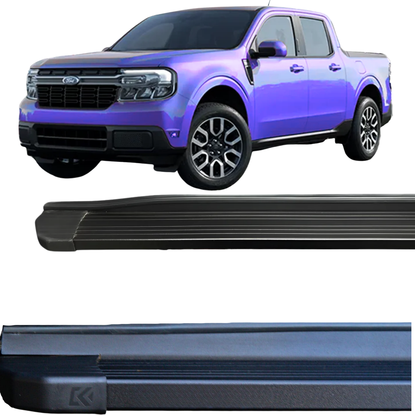 Estribo Alumínio Slim para Ford Maverick 2023 a 2026
