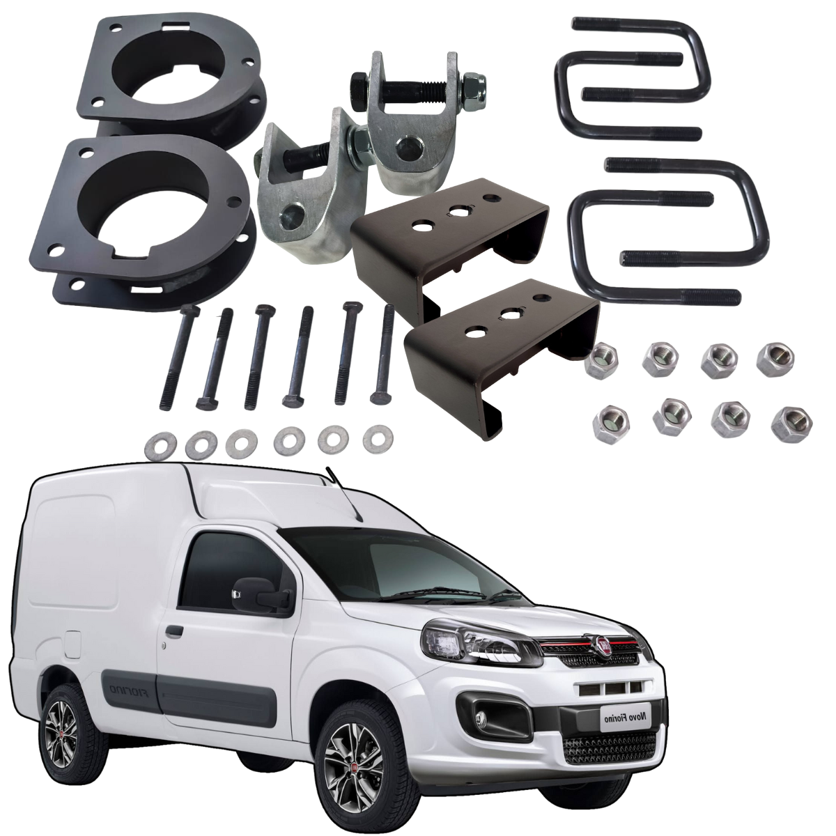 Kit Lift 2 Pol Fiat Strada 1998 a 2020 - Imagem 21