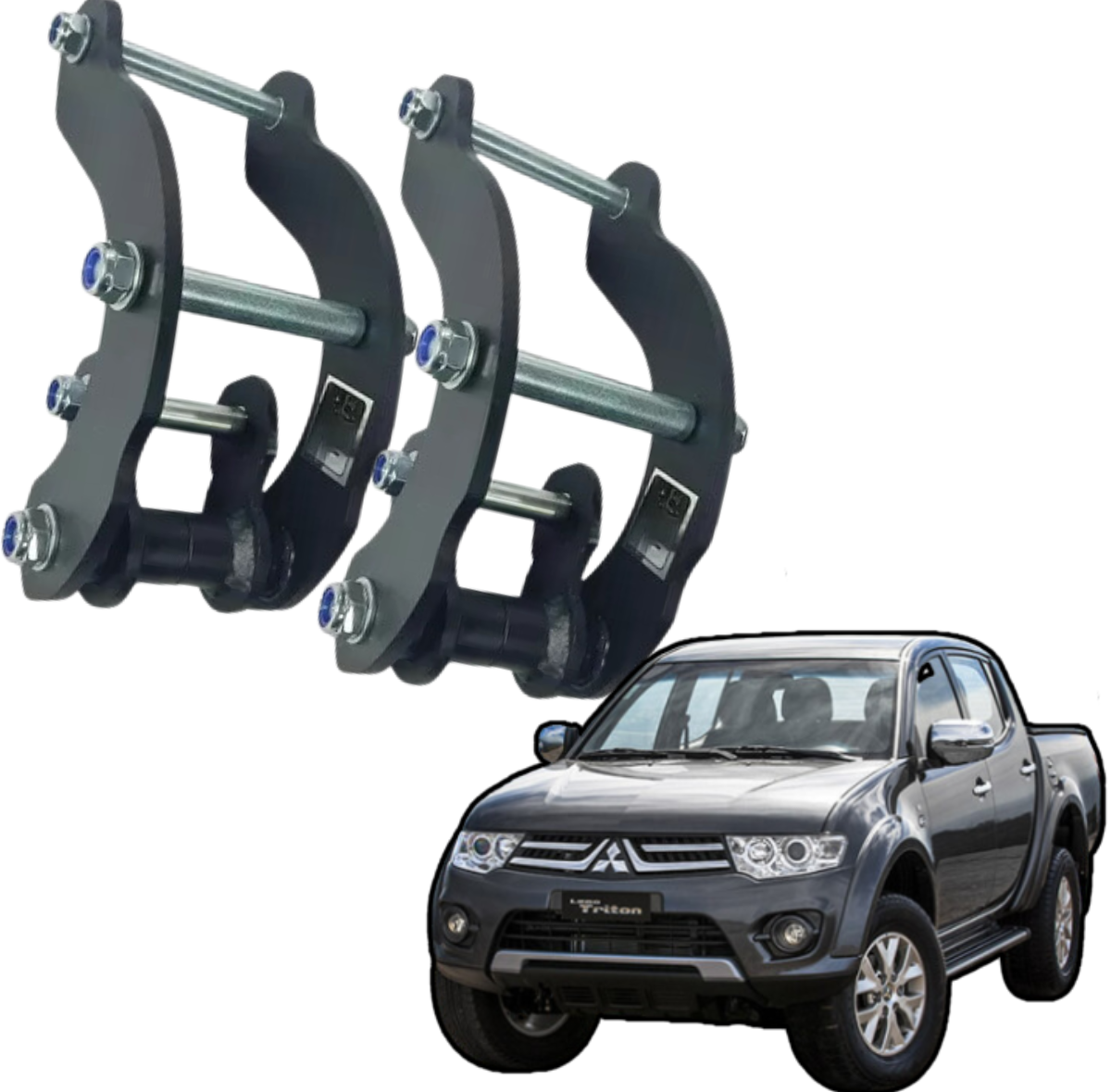 Jumelo Conforto e Altura 2 Pol Mitsubishi Triton 2008 a 2016