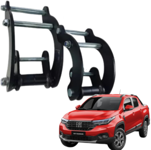 Jumelo Conforto e Altura 2 Pol Fiat Strada 2021 a 2024