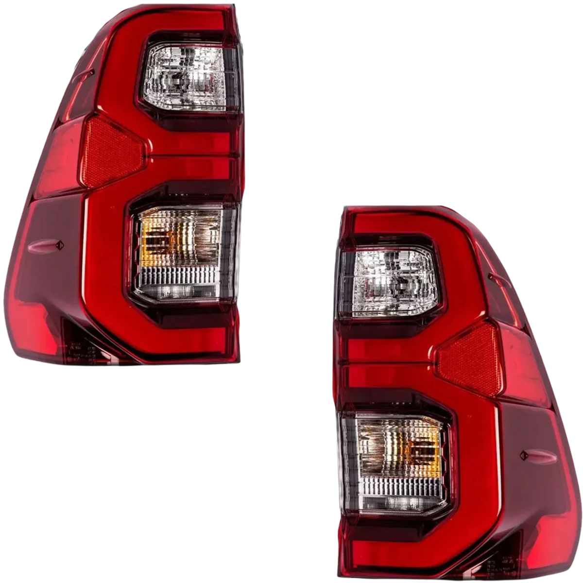 Par Lanterna LED Hilux Com Animação Vermelha 2016 a 2026 - Imagem 9