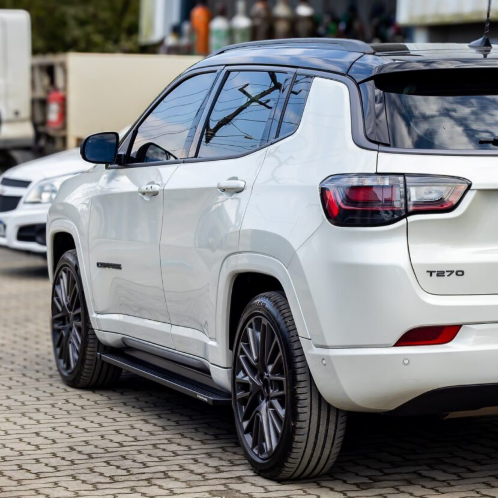 Estribo Alumínio Slim para Jeep Compass 2016 a 2026 - Imagem 3