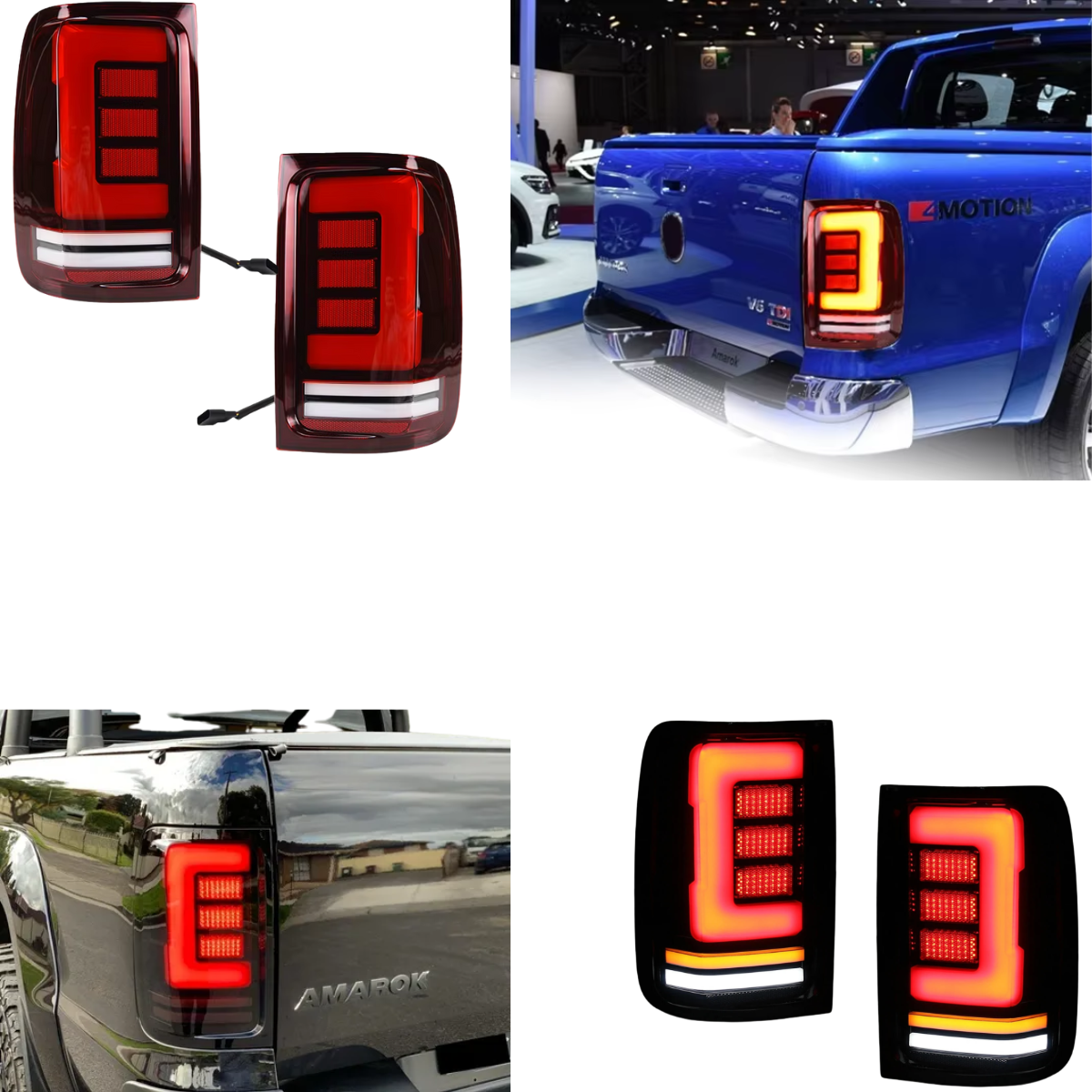 Par Lanterna Full LED Amarok Fumê Seta Sequencial 2010 a 2026 - Imagem 2