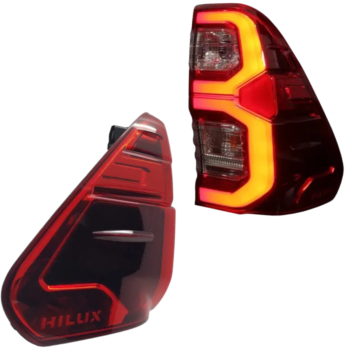 Par Lanterna LED Hilux Com Animação Vermelha 2016 a 2026 - Imagem 10