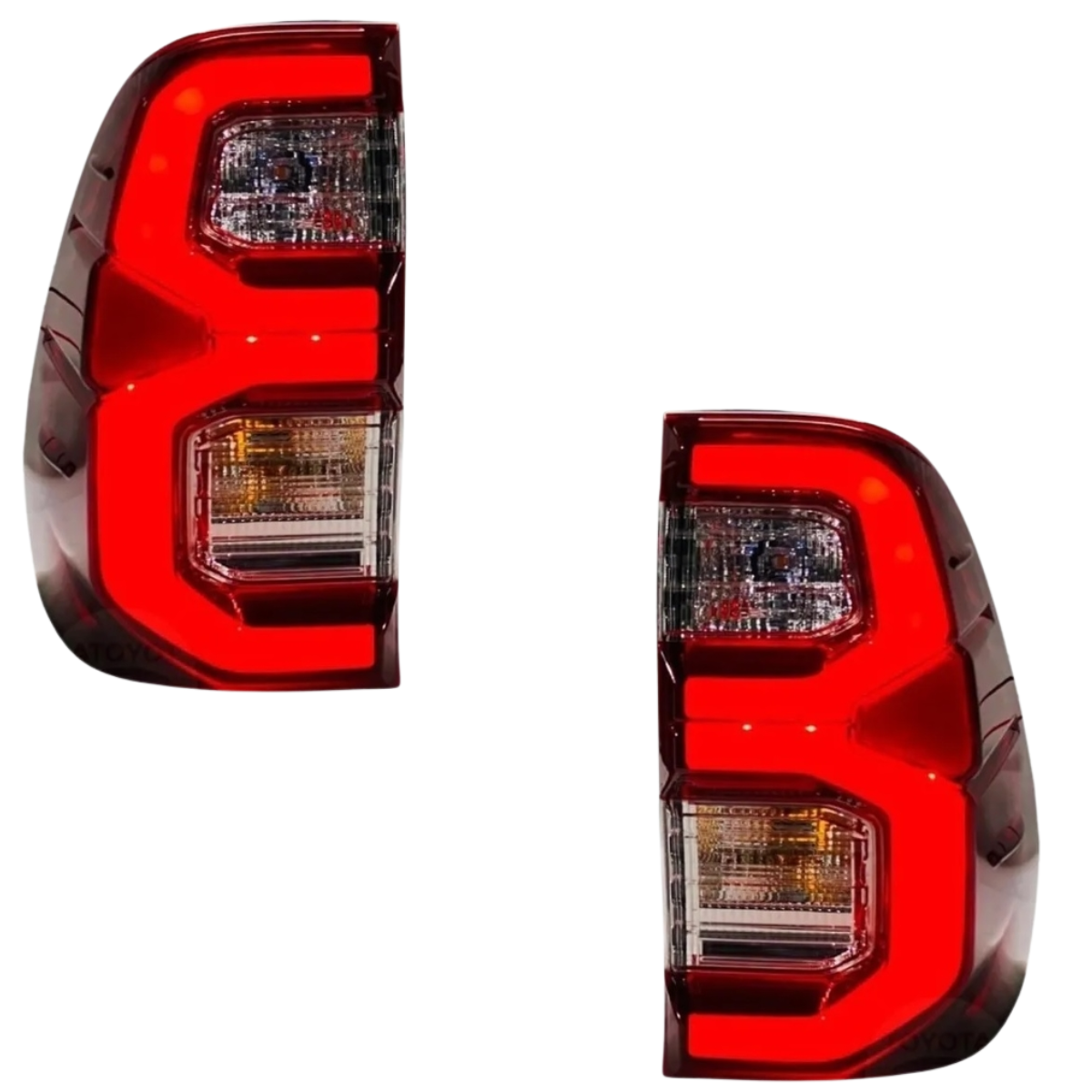 Par Lanterna LED Hilux SRX Vermelha 2021 a 2026 - Imagem 2