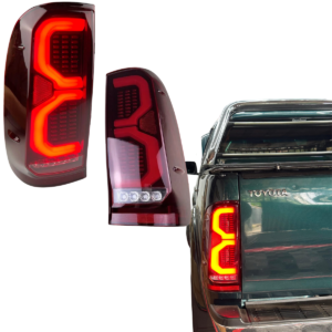 Par Lanterna LED Hilux Vermelha 2005 a 2015