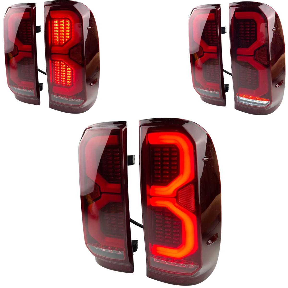 Par Lanterna LED Hilux Fumê 2005 a 2015 - Imagem 3