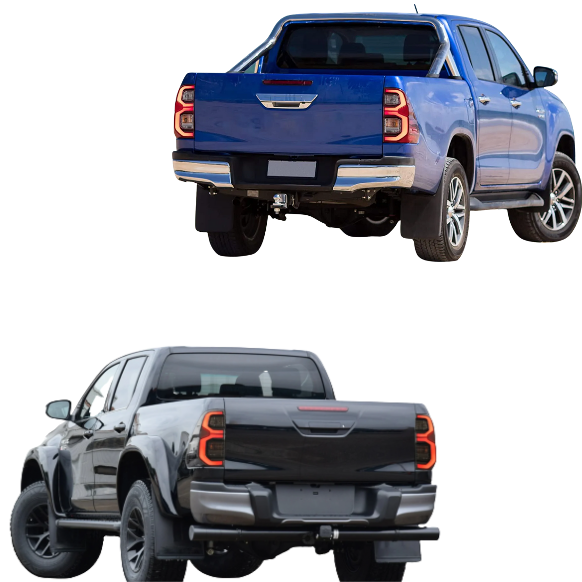 Par Lanterna LED Hilux Com Animação Vermelha 2016 a 2026 - Imagem 5
