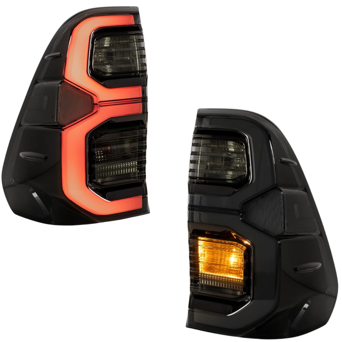Par Lanterna LED Hilux Com Animação Vermelha 2016 a 2026 - Imagem 7