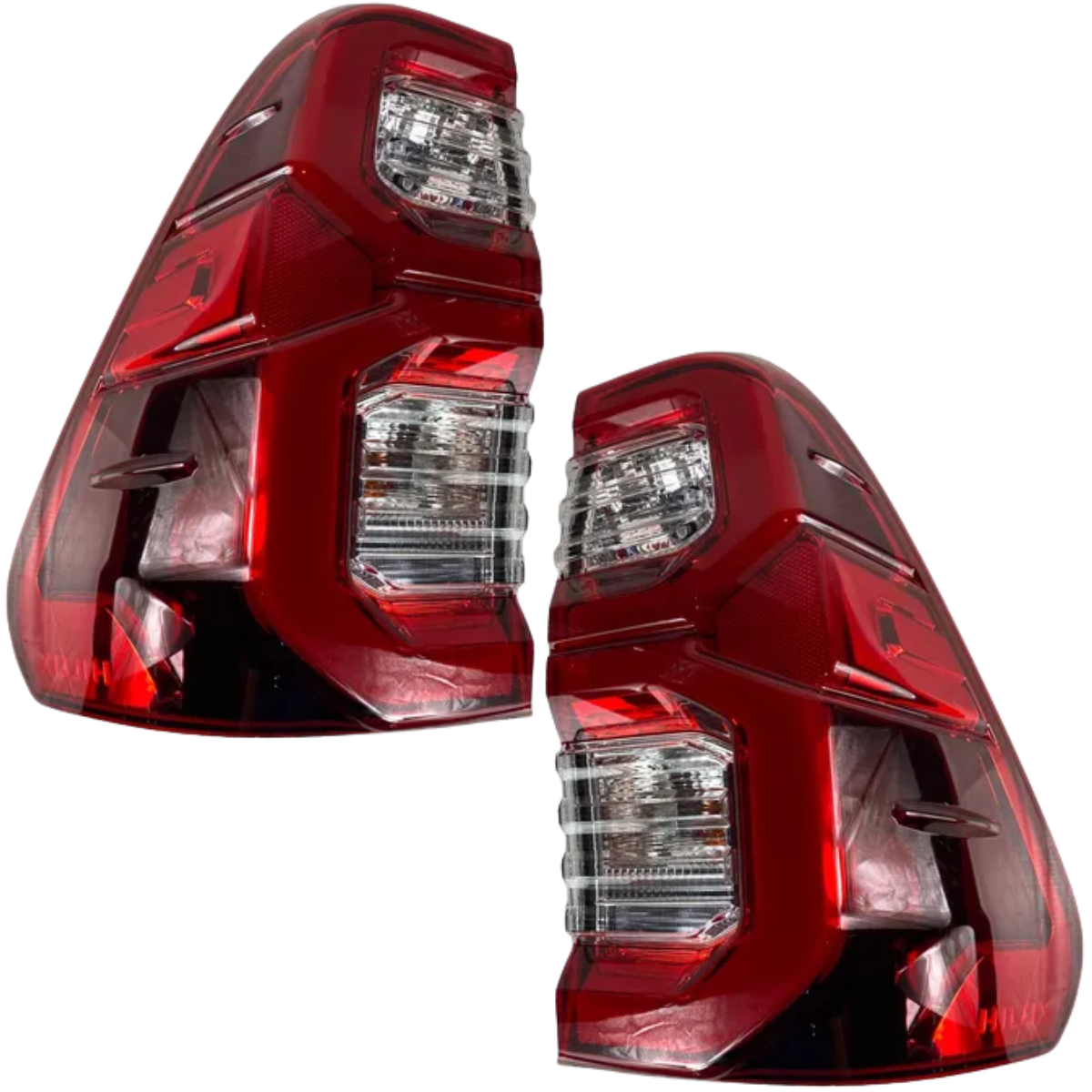 Par Lanterna LED Hilux Com Animação Vermelha 2016 a 2026 - Imagem 8