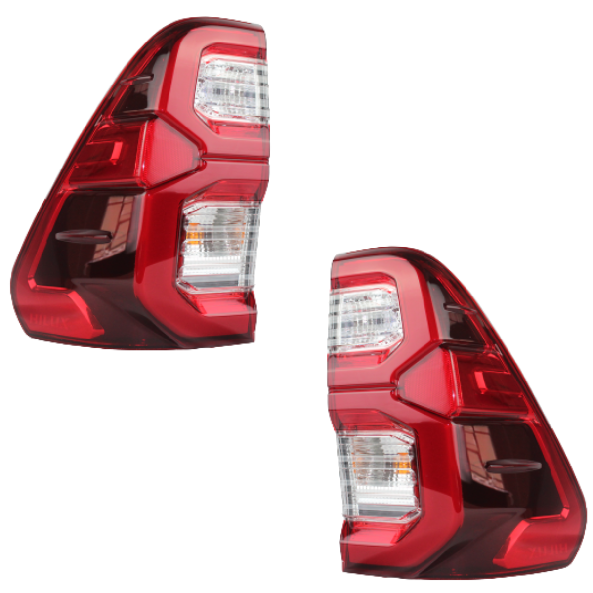 Par Lanterna LED Hilux SRX Vermelha 2021 a 2026 - Imagem 9