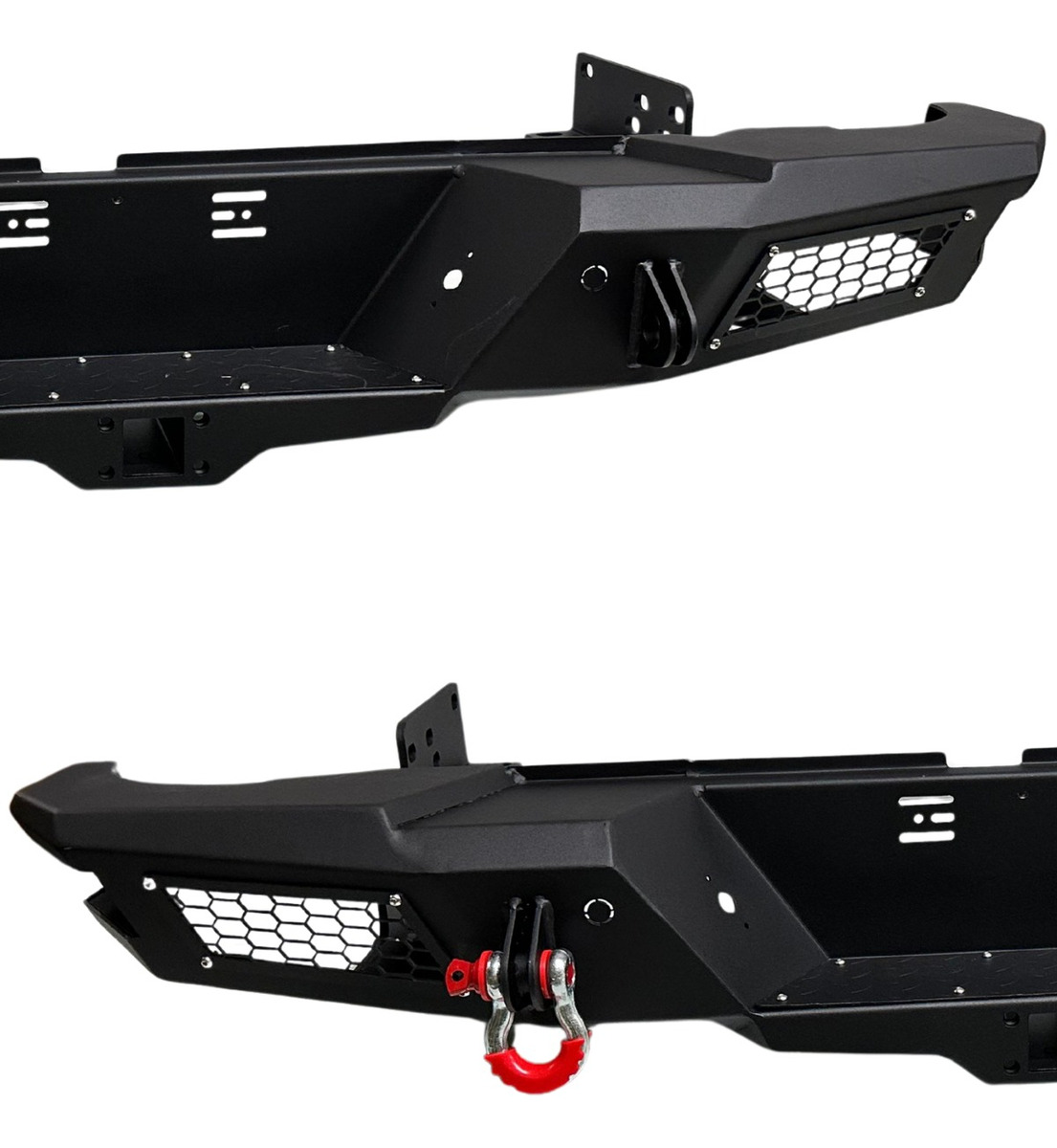 Para-choque Traseiro Aço Reforçado Com Led Ford Ranger 2013 A 2023 - Imagem 2