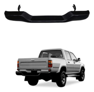 Para-choque Traseiro Daira Preto Toyota Hilux 1992 A 2004