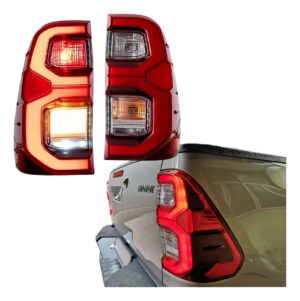 Lanterna LED Hilux SRX Vermelha Lado Esquerdo 2021 a 2026