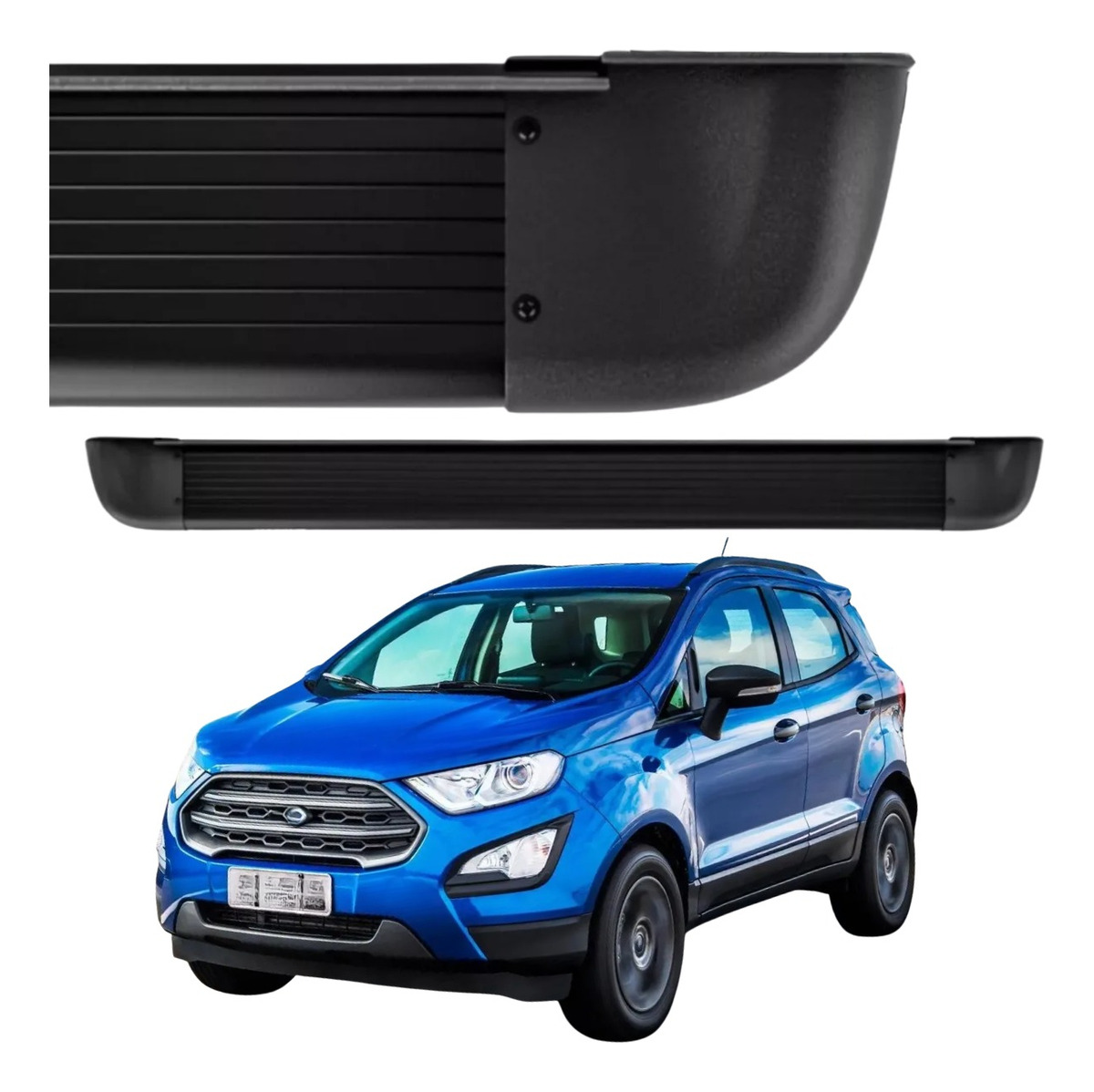 Estribo Alumínio Arredondado Ford Ecosport 2013 A 2026