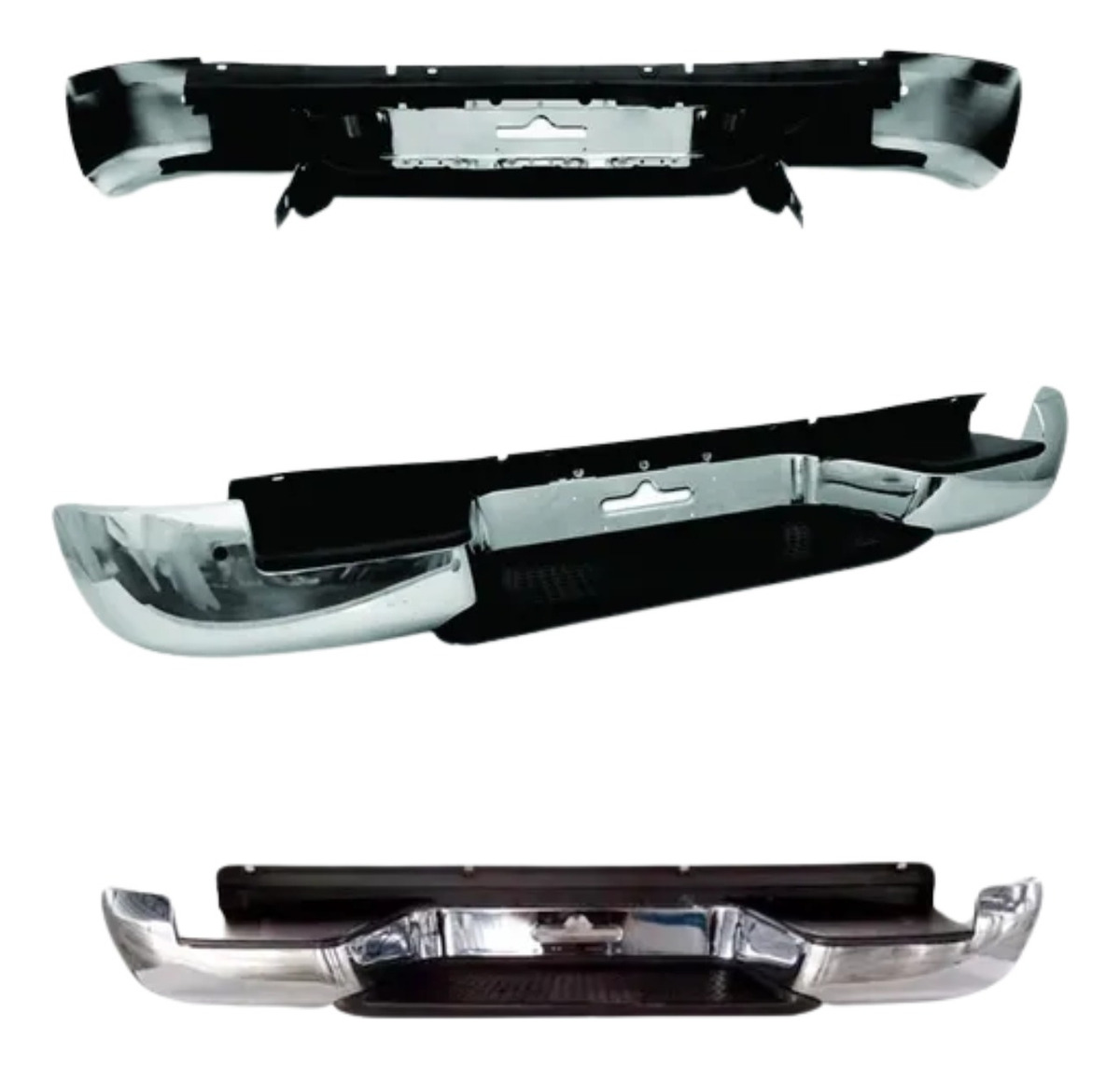 Para-choque Traseiro Amarok Sem Furo Sensor 2010 A 2022 - Imagem 2