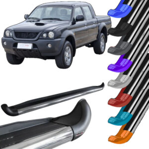 Estribo Personalizado em Aço Mitsubishi L200 2004 A 2012