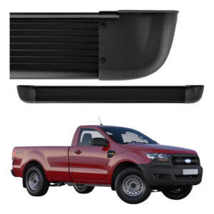 Estribo Alumínio Arredondado Ford Ranger Cabine Simples 2013 A 2023
