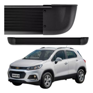 Estribo Alumínio Arredondado Chevrolet Tracker 2012 A 2019