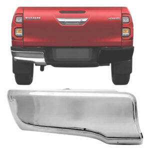 Ponteira Aço Para-choque Traseiro Hilux 2016 A 2025 LE