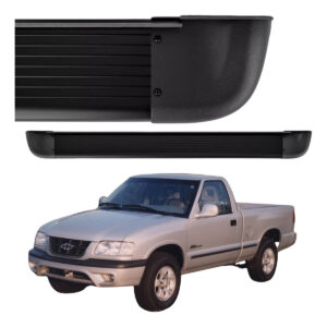 Estribo Alumínio Arredondado Chevrolet S-10 Cabine simples 1997 A 2011