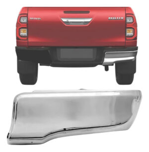 Ponteira Aço Para-choque Traseiro Hilux 2016 A 2025 LD