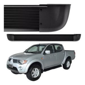 Estribo Alumínio Arredondado Mitsubishi Triton 2008 A 2016