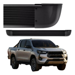 Estribo Alumínio Arredondado Toyota Hilux Dupla 2016 A 2026