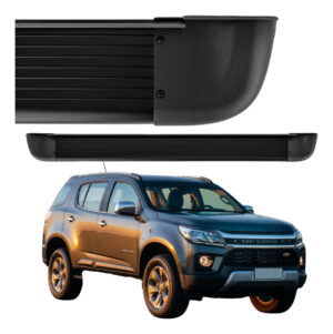 Estribo Alumínio Arredondado Chevrolet Trailblazer 2012 A 2026