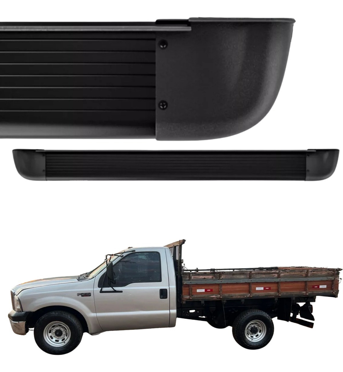 Estribo Alumínio Arredondado Ford F-350 2011 A 2016