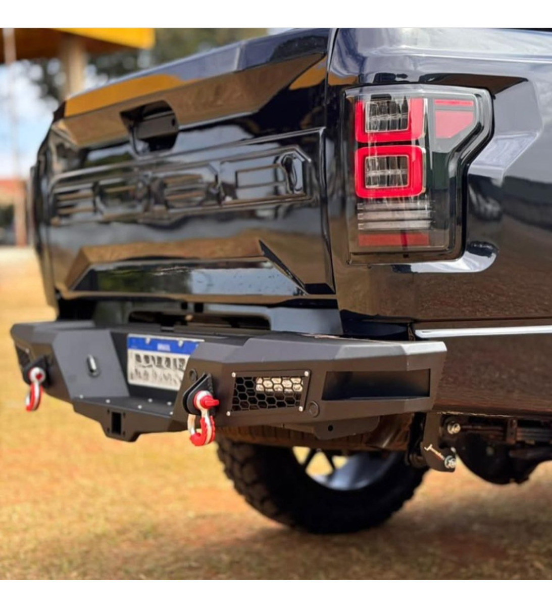 Para-choque Traseiro Aço Reforçado Com Led Ford Ranger 2013 A 2023 - Imagem 10