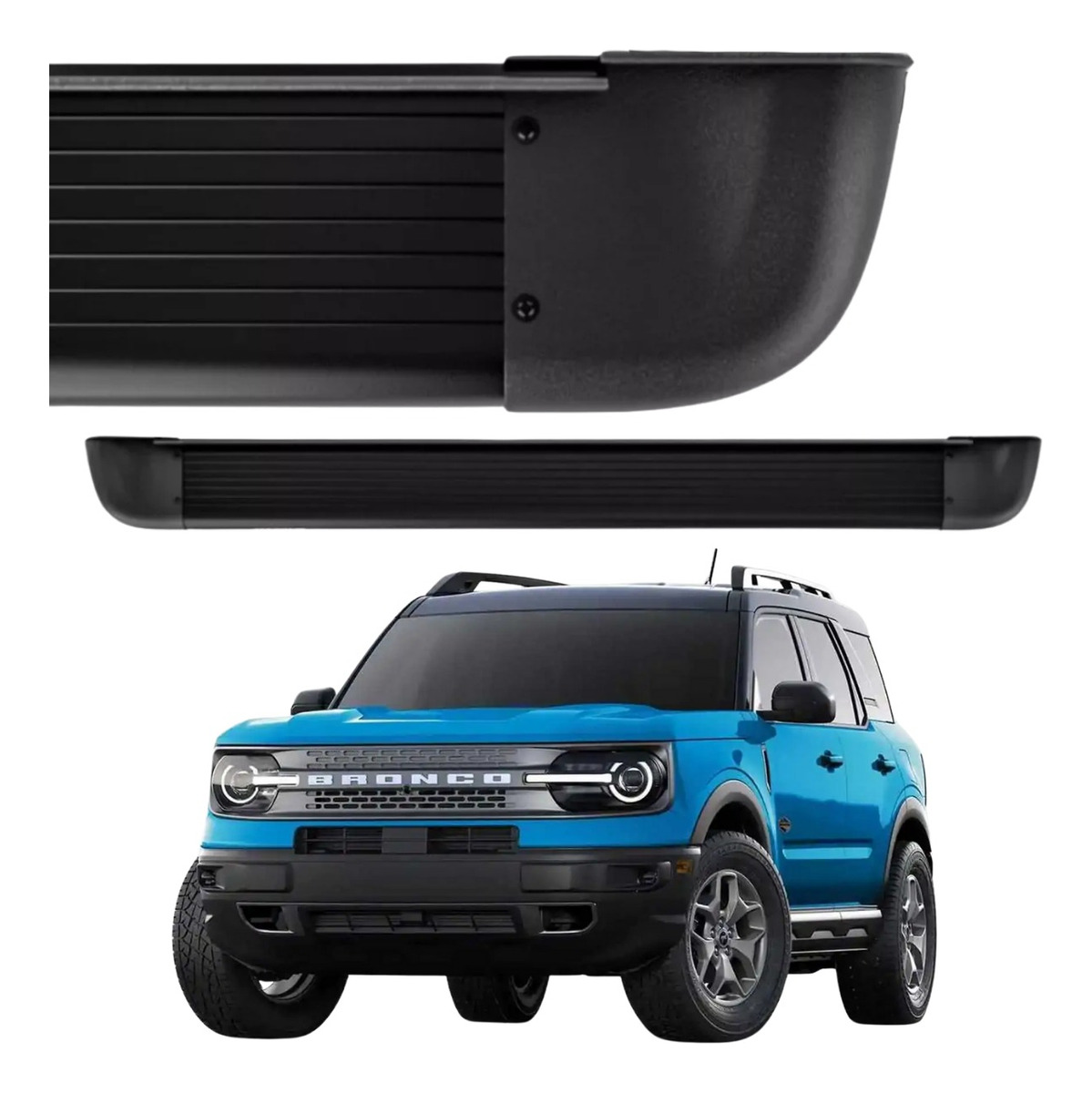 Estribo Alumínio Arredondado Ford Bronco 2021 A 2026