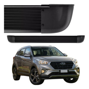 Estribo Alumínio Arredondado Hyundai Creta 2017 A 2021