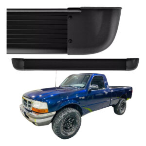 Estribo Alumínio Arredondado Ford Ranger Cabine Simples 1998 A 2012