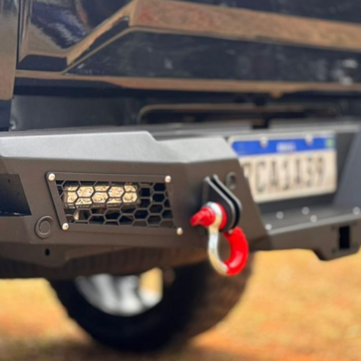 Para-choque Traseiro Aço Reforçado Com Led Ford Ranger 2013 A 2023 - Imagem 9