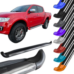 Estribo Personalizado em Aço Mitsubishi Triton 2008 A 2017