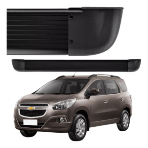 Estribo Alumínio Arredondado Chevrolet Spin 2012 A 2018