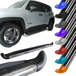 Estribo Personalizado em Aço Jeep Renegade 2016 A 2026