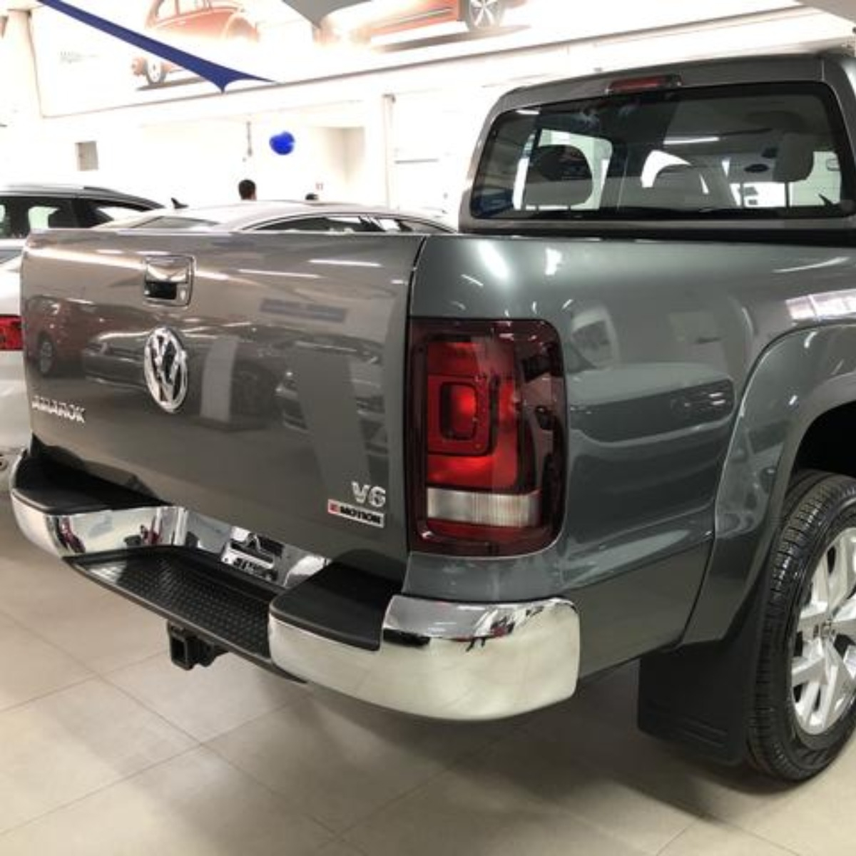 Para-choque Traseiro Amarok Sem Furo Sensor 2010 A 2022 - Imagem 8
