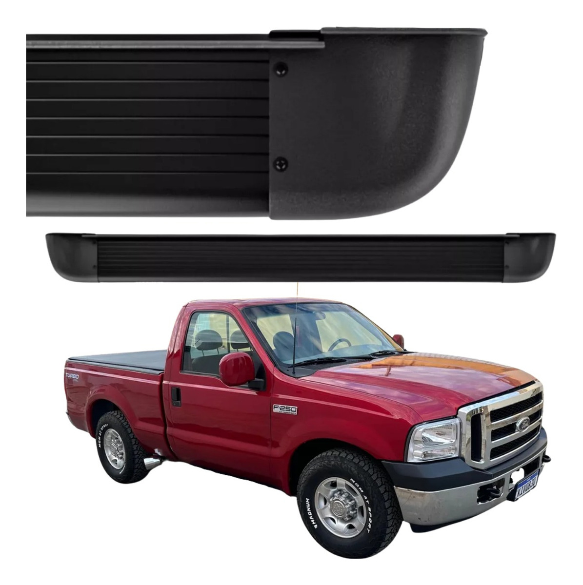 Estribo Alumínio Arredondado Ford F-250 1999 A 2011