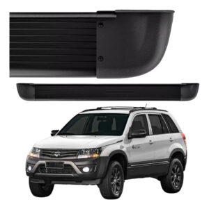 Estribo Alumínio Arredondado Suzuki Grand Vitara 2009 A 2016