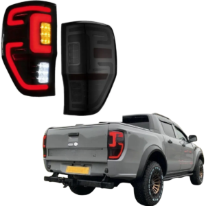 Par Lanterna Traseira LED Ranger Modelo Raptor Fumê 2013 a 2023