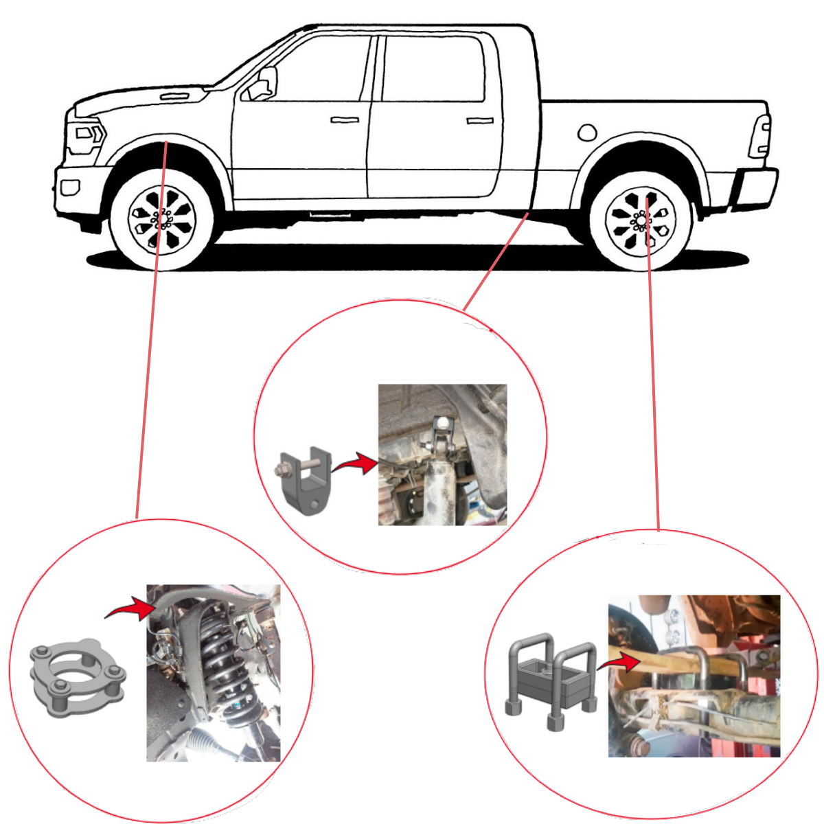 Kit Lift 2 Pol Fiat Strada 1998 a 2020 - Imagem 20