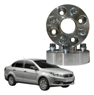 Espaçador de Rodas AVM 31,75 mm para Fiat Grand Siena 2012 a 2021 | Par
