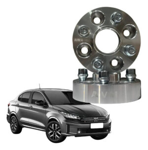 Espaçador de Rodas AVM 31,75 mm para Fiat Cronos 2018 a 2026 | Par